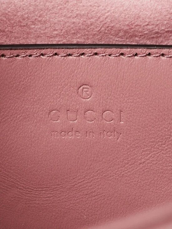 Gucci Pink Quilted Leather Marmont Backpack Bag main image 10